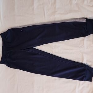 Champion Kids Dark Blue Joggers with Gray Stripe. Size 10/12